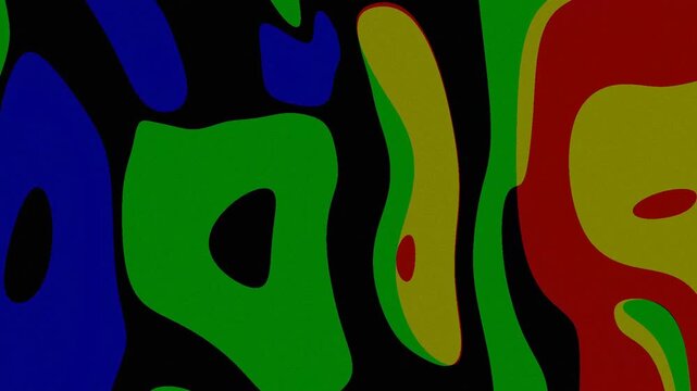 Vibrant Organic Forms Dynamically Morphin Dark Digital Backdrop Grainy Retro Texture