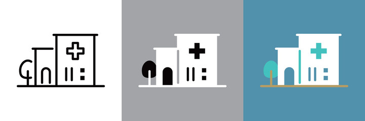 病院の医療アイコン