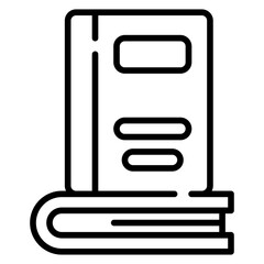 Books Line Icon