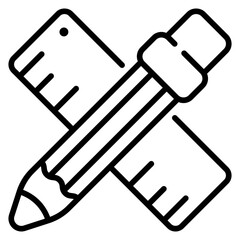 Drafting Tools Line Icon