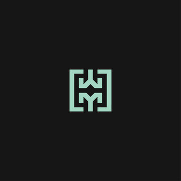 Letter TY logo icon flat vector design