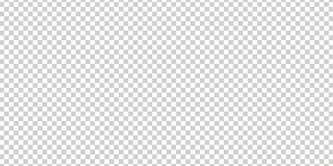 Transparent background texture for photo or graphic elements. Checkered PNG transparency effect. Checkerboard with white and grey squares. Pixel wallpaper. Eps10