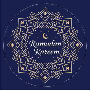simple typography vector ramadan kareem 02