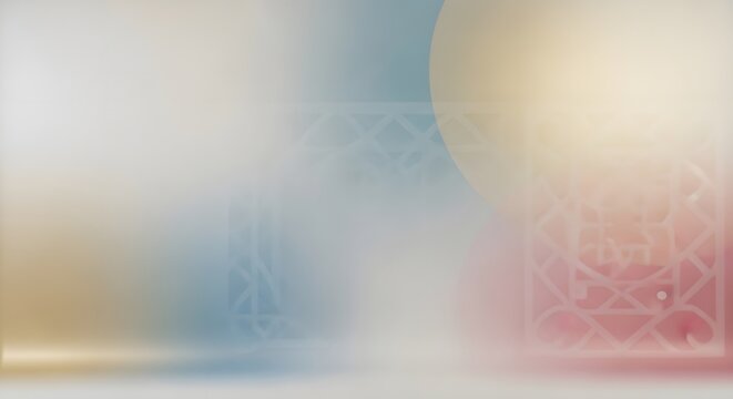 Blurred Ramadan Background with Soft Islamic Glow (No Text)