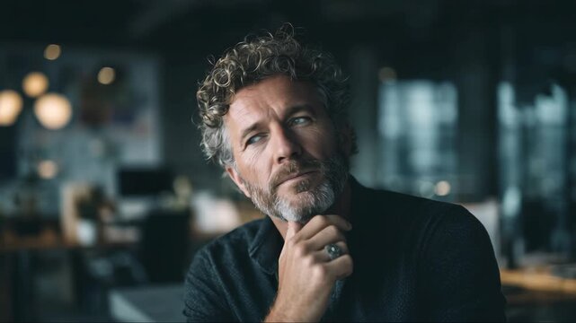 Senior executive representing strategic leadership and corporate branding