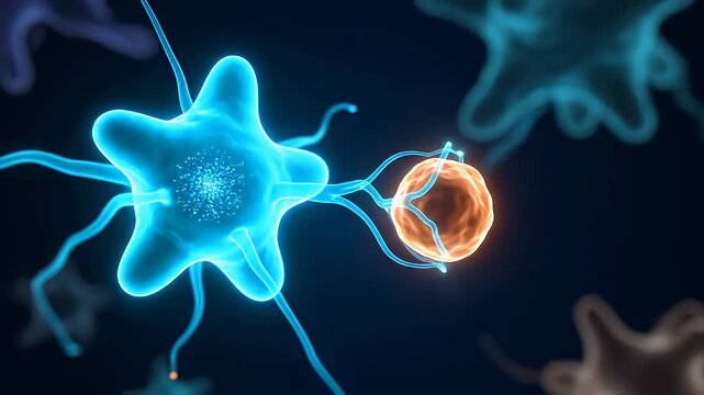 Slow-Motion Neuronal-Glial Astrocyte Interaction