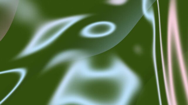Green Liquid Surface Ripples.