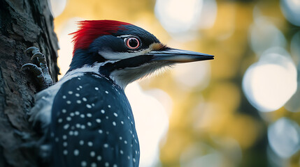 A bird in a natural landscape