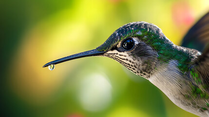 A bird in a natural landscape