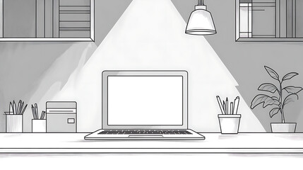 Business and sales-themed background with icons like shopping carts, money, stores, and packages. Ideal for wallpaper, presentations, marketing, and e-commerce designs.