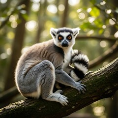 Fototapeta premium Sun-Dappled Watcher