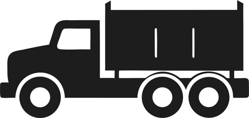 truck isolated on white