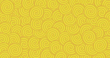 Design background swirl yellow unique abstract snail motif © Galih Studio