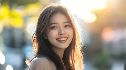 Beauty portraits of female in ultra-realistic commercial photo style.