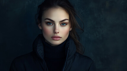 Beauty portraits of female in ultra-realistic commercial photo style.