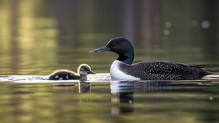A bird in a natural landscape