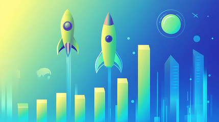 Business and sales-themed background with icons like shopping carts, money, stores, and packages. Ideal for wallpaper, presentations, marketing, and e-commerce designs.