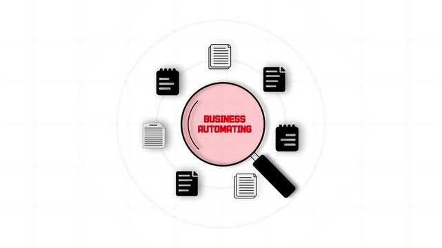 Business automating scan for modern office workflows to demonstrate seamless document processing and automated task management