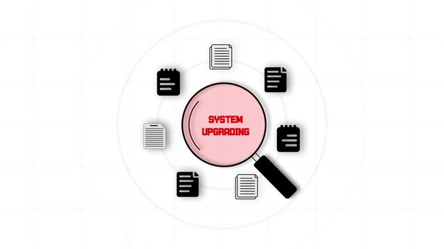 System upgrading scan for infrastructure maintenance to visualize automated software patching and hardware performance boosts