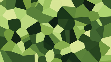 Obraz premium Green geometric wallpaper, abstract triangles background, polygon texture