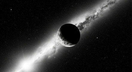 earth and moon © Fauziaa