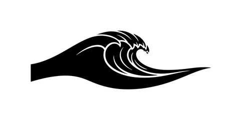 Stylized Wave Illustration