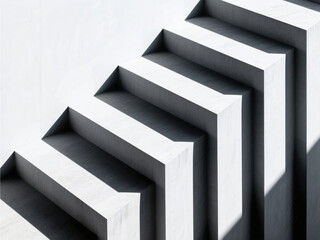 Black and White Empty Space Minimal Abstract Background