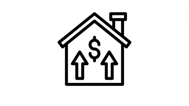 house value animated icon