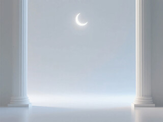 Simple Islamic Ramadan Background Minimal Design