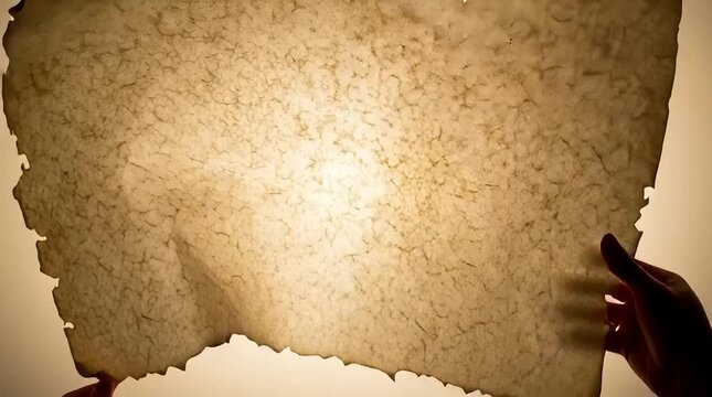 Vintage parchment paper texture with rough edges and aged look