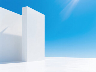 Blue Sky with Modern Building Architecture