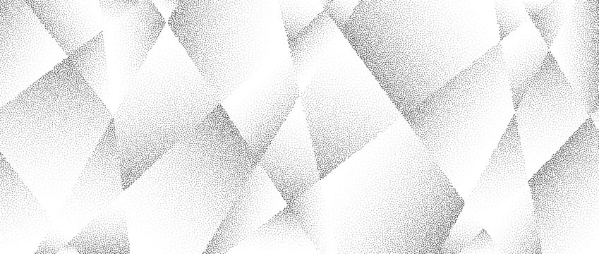 Grain gradient polygon texture. Rough noise triangle pattern background. Grunge dotted polygon surface overlay. Abstract geometric polygonal wallpaper overlay. Vector mosaic cubism style cover
