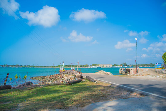 Ferry Boat Service to Kayts Island from Jaffna, Sri Lanka