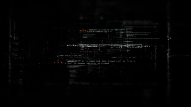 Futuristic digital data network with glowing cyber interface grids and dynamic light streams representing artificial intelligence, cybersecurity, fintech systems, blockchain infrastructure, and cloud 