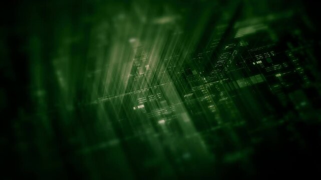 Futuristic digital data network with glowing cyber interface grids and dynamic light streams representing artificial intelligence, cybersecurity, fintech systems, blockchain infrastructure, and cloud 