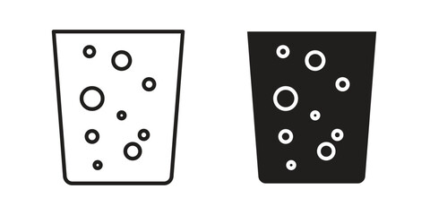 Hard Water icon vector logo design element. Vector emblem template.