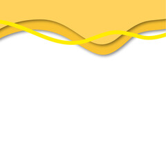 Abstract Yellow Decorative Divider 