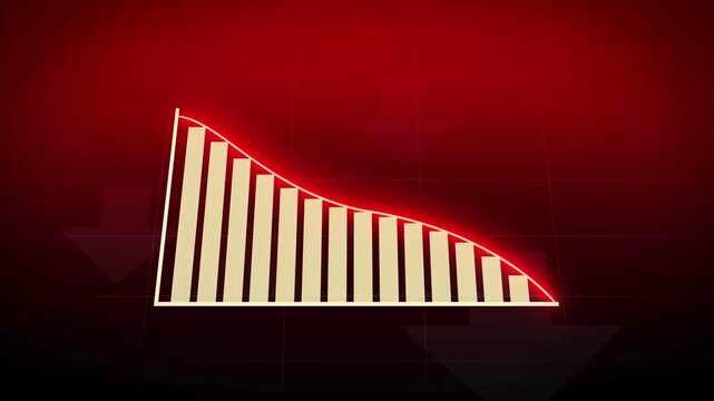 Economic Downturn Chart Declining Graph