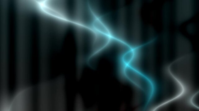 Electric lightning bolt. Blue and white energy strike. Dark background. Abstract thunder effect. Vector illustration. Energy beam. Electric discharge. Power surge. Lightning effect.