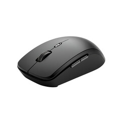 Modern Wireless Computer Mouse Isolated on White Background