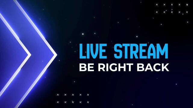Live Stream Be Right Back Screen