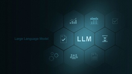 large language models in business settings insights technology trends and user interfaces, digital 3d interface and illustration © Masha Stock