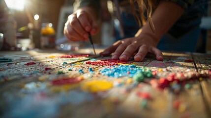 Obraz premium DIY creative moments