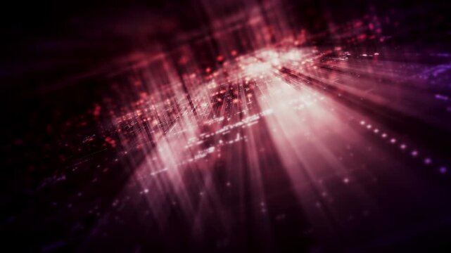 Futuristic digital data network with glowing cyber interface grids and dynamic light streams representing artificial intelligence, cybersecurity, fintech systems, blockchain infrastructure, and cloud 