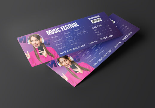 Music Festival Ticket