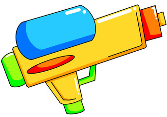 Colorful Plastic Water Gun Toy for Summer Water Fight