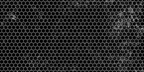 Black wired mesh texture isolated on white background. © sultan
