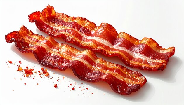 Crispy Bacon Strips - A Delicious Breakfast Staple.