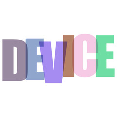 DEVICE isolated on Transparent Background