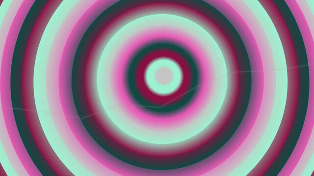 Concentric Circles with Gradient Effect